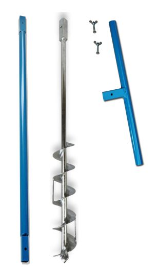 verzinkt Brunnenbohrer Set 80 90 110 mm in 2 - 4 - 6 - 8 oder 10m Bohrtiefe - Brunnenbau Erdbohrer