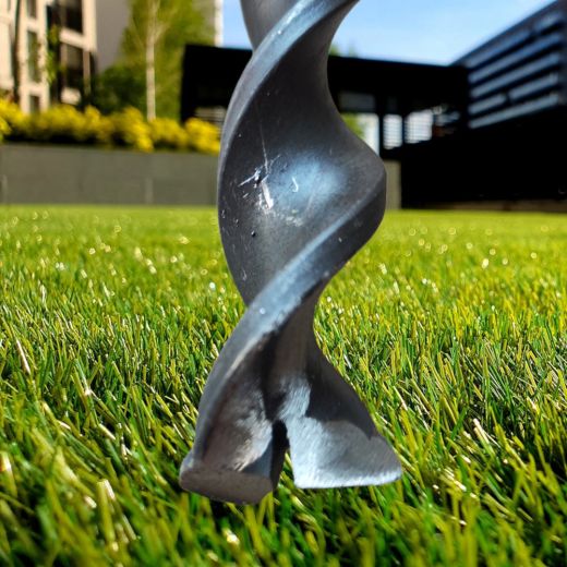 Erdbohrer 20 mm 2 cm f�r Akkuschrauber oder Bohrmaschine zum Rasen entw�ssern