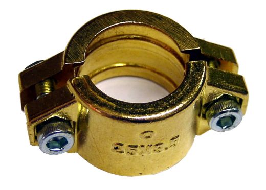 Klemmschale f�r Spiralschlauch gr�n 25x3.5 - 1 Zoll