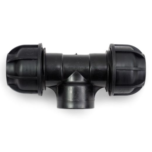 PE Rohr T St�ck PE40 Rohr x 1 1/4 Zoll IG x PE40 Rohr