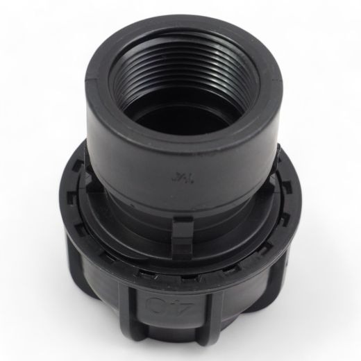PE Rohr Verschraubung 1 1/4 IG x 40mm Gewinde x PE Rohr