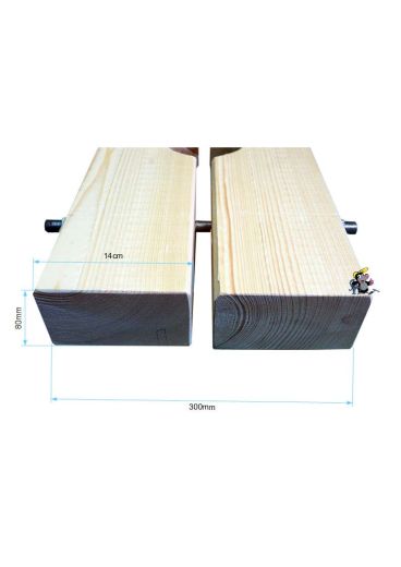 Holzzange die Gro�e f�r DN 50 Brunnenrohr AD=60mm