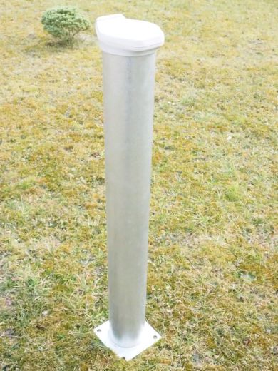 Pegelrohr 139mm voll verzinkt mit Kappe fr Grundwassermessstelle