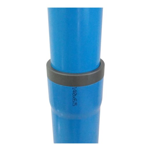 PVC Reduzierung Brunnenrohr DN125 - 5 Zoll auf DN 115 - 4 1/2 Zoll Trapez Gewinde