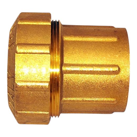 PE Rohr Verschraubung aus Messing 1" IG - 32 mm