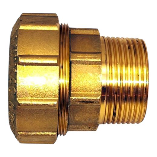 PE Rohr Verschraubung aus Messing 1 1/4" AG - 40 mm