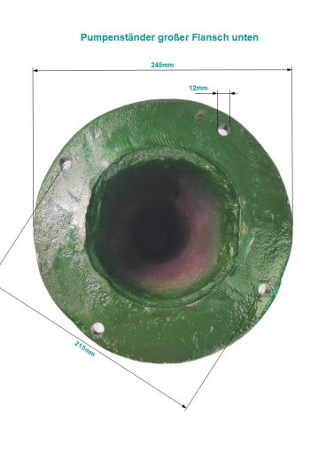 Mini Pumpenst�nder kurz f�r Handschwengelpumpe TYP 75 gr�n