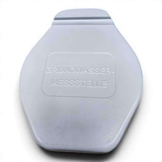 Pegelkappe DN 125 f�r Brunnenrohr � 140 mm (5 Zoll) zum stecken - ohne Rohrgewinde