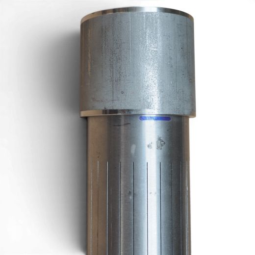Muffe Edelstahl starkwand 1 1/2 Zoll mit Ausdrehung