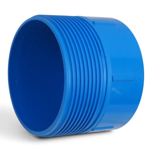 PVC Deckel DN 150 mit Au�engewinde - Verschluss f�r Brunnenrohre