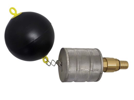 Ansaugfilter gro� mit R�ckschlagventil 1 Zoll schwimmend