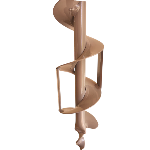 Erdbohrer 110 mm 110cm - 1m lang mit Metallgriff