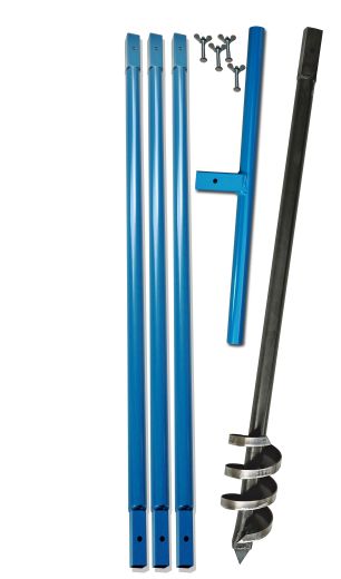 4m Set Brunnenbohrer 125mm mit Aufkantung