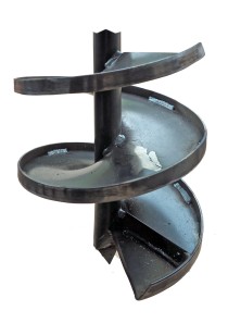 Brunnenbohrer 260mm mit Aufkantung - Bohrkopf 26cm verlngerbar