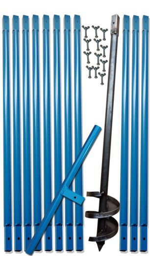 12m Set Brunnenbohrer 165mm mit Aufkantung