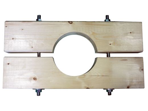 Holzzange die Groe fr KG 200 Rohr AD=200mm