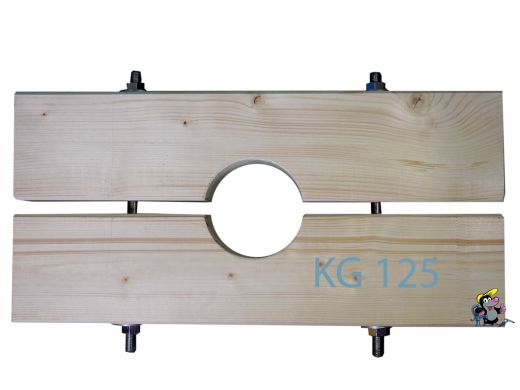 Holzzange die Gro�e f�r KG 125 Rohr AD=125mm