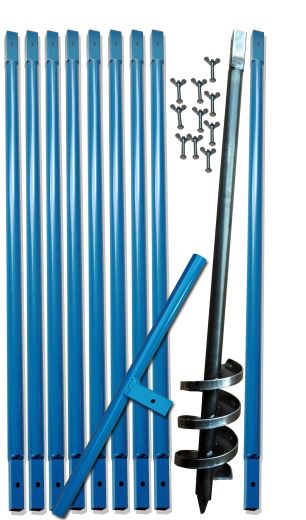 10m Set Brunnenbohrer 145mm mit Aufkantung
