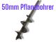 Pflanzbohrer f�r Bohrmaschine 50mm - 5cm Erdbohrer Akkuschrauber