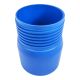 PVC �bergang Brunnenrohr DN80 - 3 Zoll Trapez Gewinde auf Klebemuffe