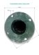 Mini Pumpenst�nder kurz f�r Handschwengelpumpe TYP 75 gr�n