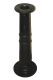 Pumpenst�nder f�r Handschwengelpumpe TYP 75 schwarz mit Rosendecor