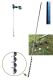 Erdbohrer 30 mm 3 cm - 1m f�r Akkuschrauber oder Bohrmaschine