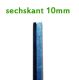 Erdbohrer 30 mm 3 cm - 1m f�r Akkuschrauber oder Bohrmaschine