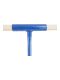 Erdbohrer 60 mm 6 cm - 1m lang blau