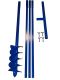 Brunnenbau Erdbohrer Set 4m 150mm - Bohrkopf - Brunnenbohrer 15cm