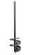 Brunnenbohrer 230mm mit Aufkantung - Bohrkopf 23cm verl�ngerbar