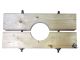 Holzzange die Gro�e f�r DN 150 Brunnenrohr AD=165mm