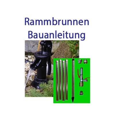 Brunnenbau-Set 9.50m Rammbrunnen 22 tlg 1-1/4 Zoll