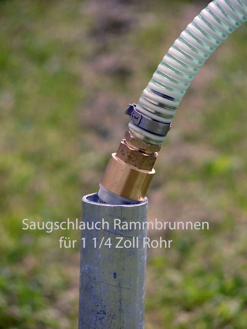 Saugschlauch Set 3/4 Zoll 7 tlg. fr Rammbrunnen 8m Gesamtlnge