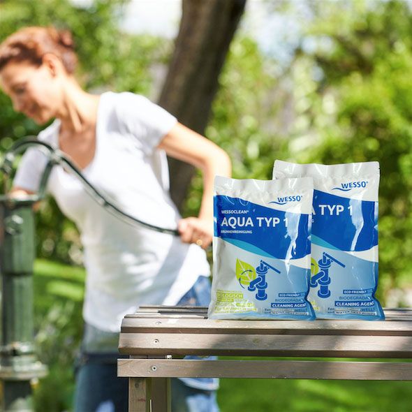 AQUA TYP 1 WESSOCLEAN 400 g Brunnenreinigung fr Rammbrunnen