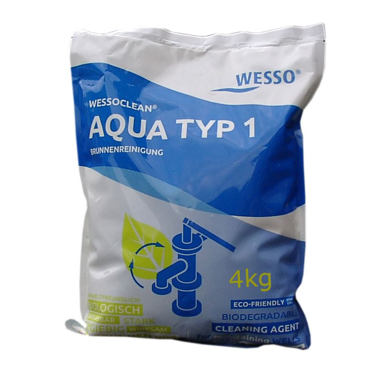 AQUA TYP 1 WESSOCLEAN 4 kg mit Anleitung
