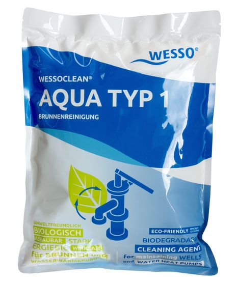 AQUA TYP 1 WESSOCLEAN Set 4 x 400 g Brunnen reinigen