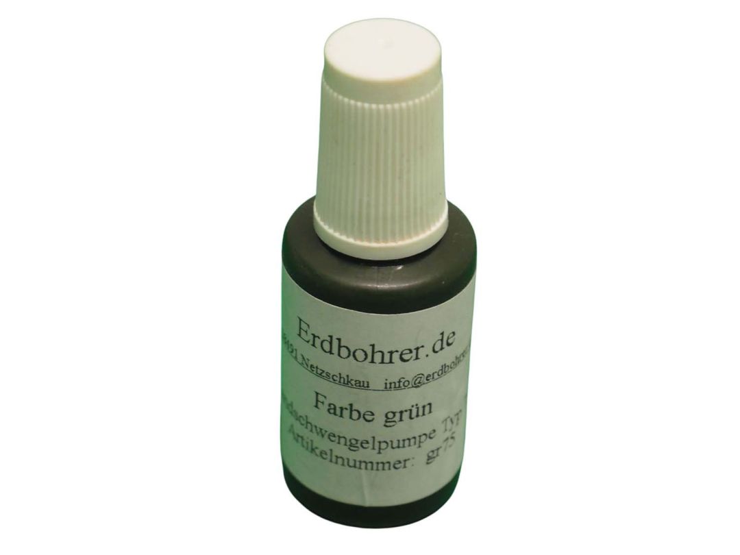 Spezial Farbe f�r Schwengelpumpe gr�n 30ml - Pinselflasche