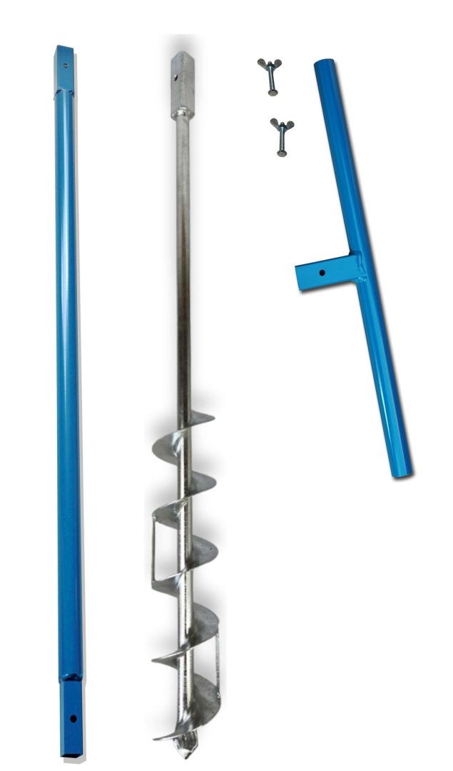 verzinkt Brunnenbohrer Set 80 90 110 mm in 2 - 4 - 6 - 8 oder 10m Bohrtiefe - Brunnenbau Erdbohrer
