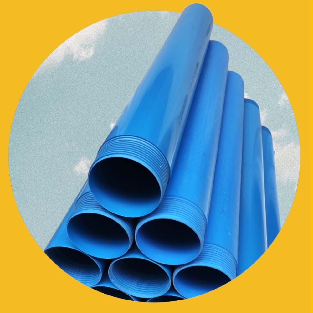 Glattwand Brunnenrohr Set DN 100 5m 7m 9m 11m 13m 15m - Brunnenrohr Brunnenfilter 0.3 - 0.5