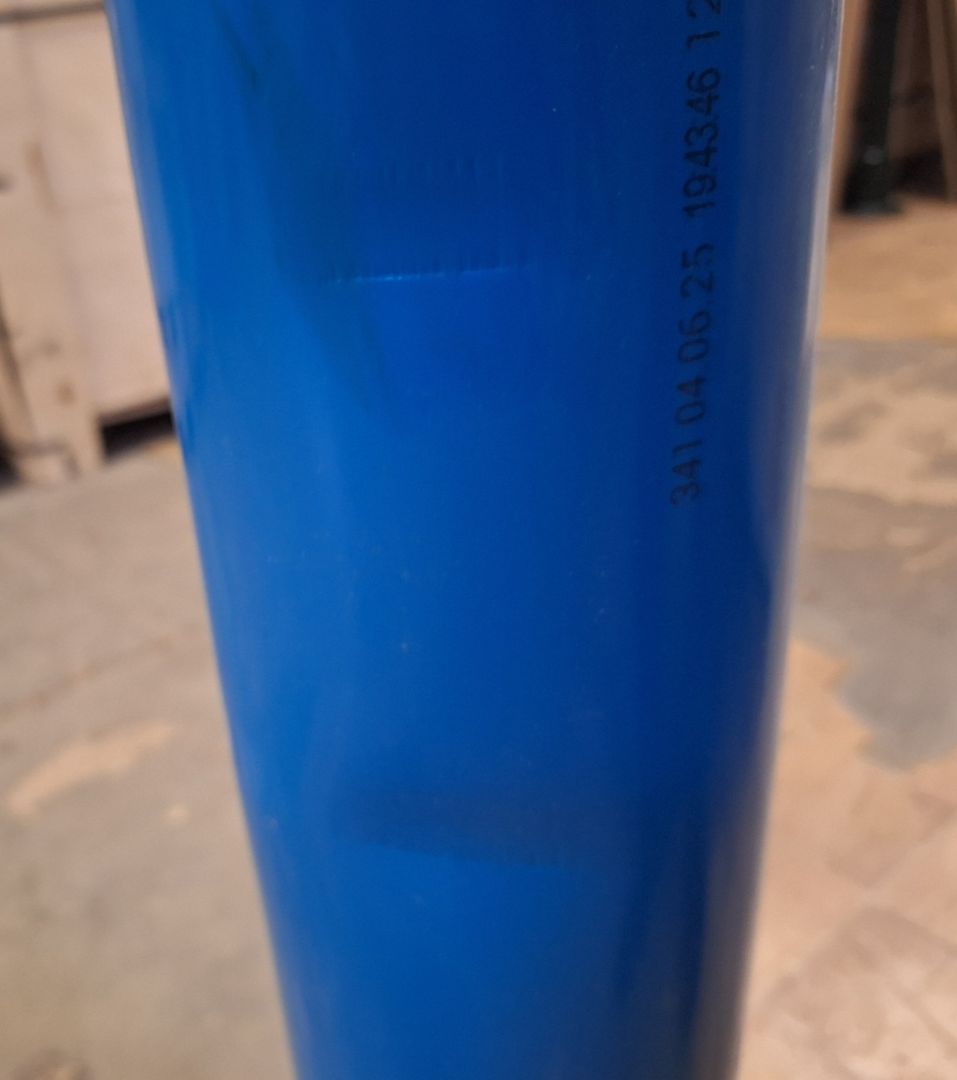 B Ware Brunnenrohr DN 115 - 4 1/2" Baul�nge 1m