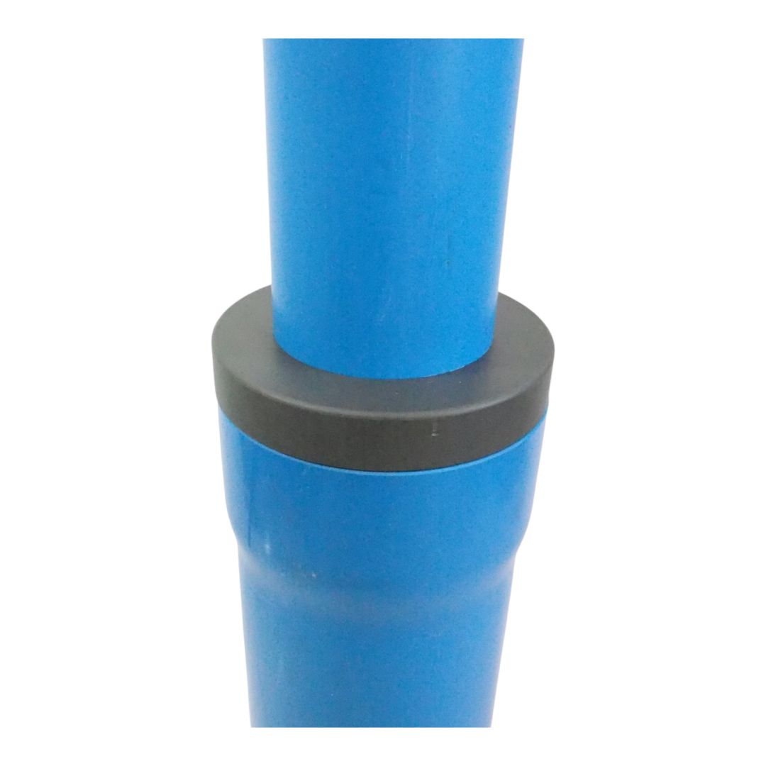 PVC Reduzierung Brunnenrohr DN125 - 5 Zoll auf DN 80 - 3 Zoll Trapez Gewinde