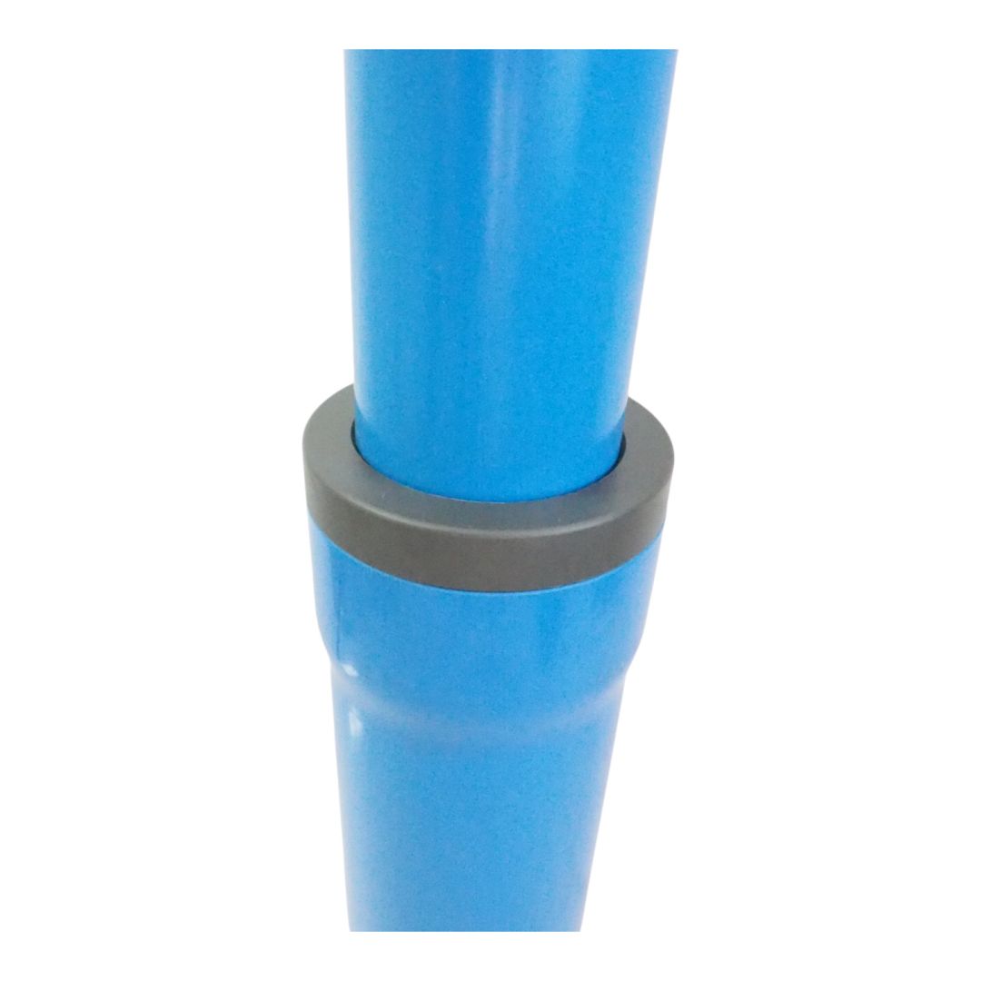 PVC Reduzierung Brunnenrohr DN150 - 6 Zoll auf DN 115 - 4 1/2 Zoll Trapez Gewinde
