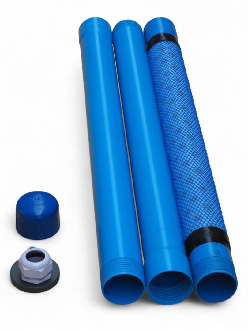 Sandfilter Brunnenrohr Set DN 80 - zur Vermeidung von Sand im Brunnen