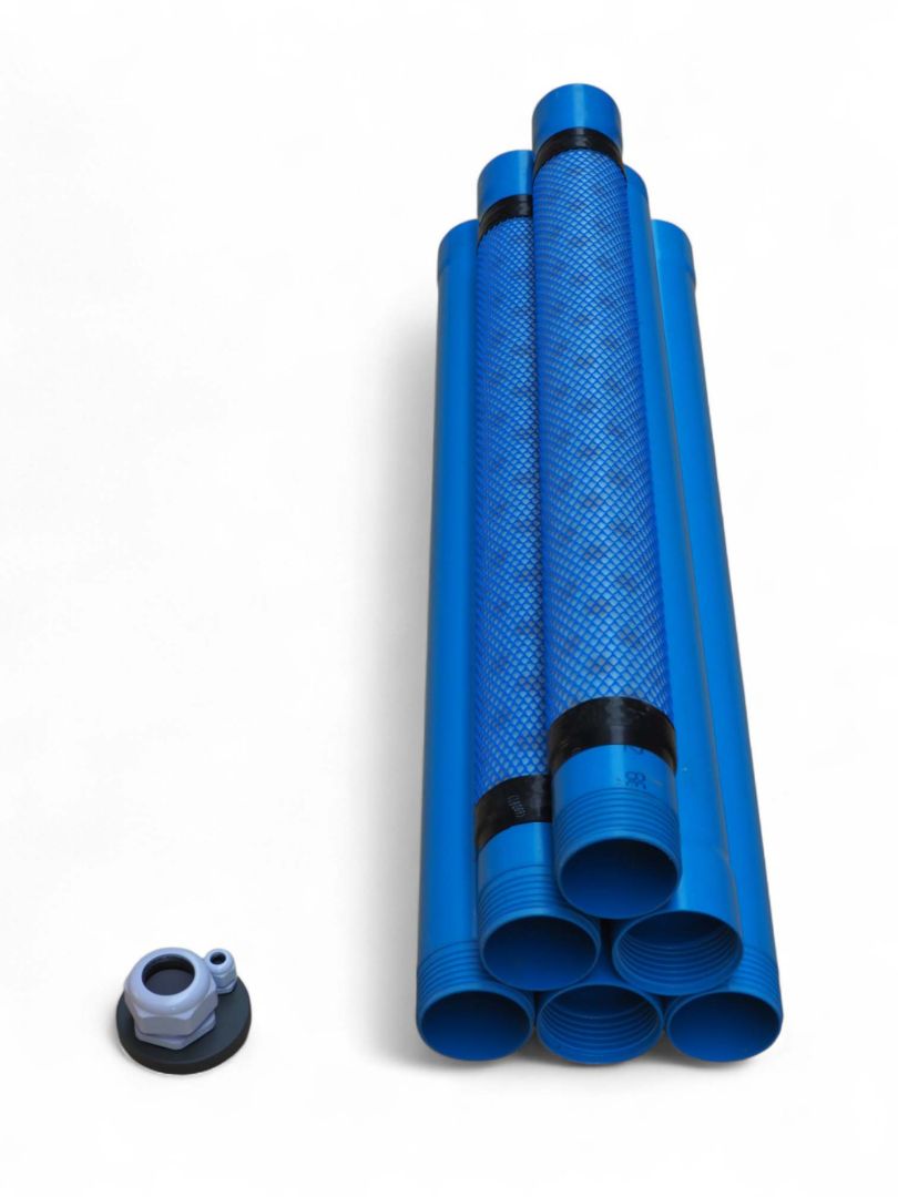 Sandfilter Brunnenrohr Set DN 80 - zur Vermeidung von Sand im Brunnen