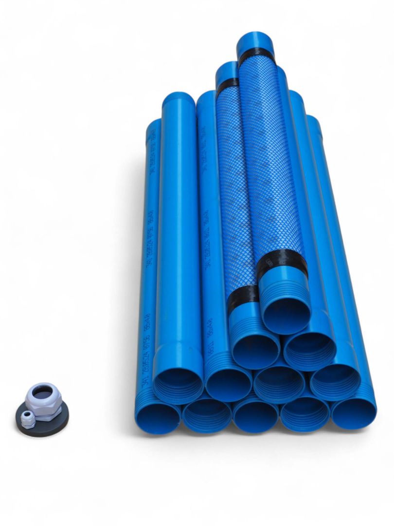 Sandfilter Brunnenrohr Set DN 80 - zur Vermeidung von Sand im Brunnen