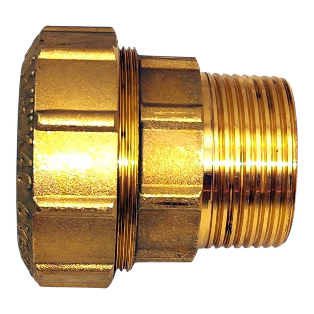 PE Rohr Verschraubung aus Messing 1 1/4&quote; AG - 40 mm