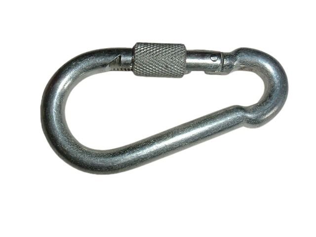 Karabiner mit Schraubverschluss 10mm fr Kiespumpe oder Plunscher