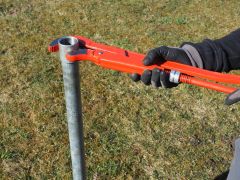 Rohrzange bis 2 Zoll f�r Rammbrunnen oder Schlagbrunnen - Zange