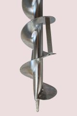 verzinkter Brunnenbohrer 120 mm einzeln - Brunnenbau Erdbohrer